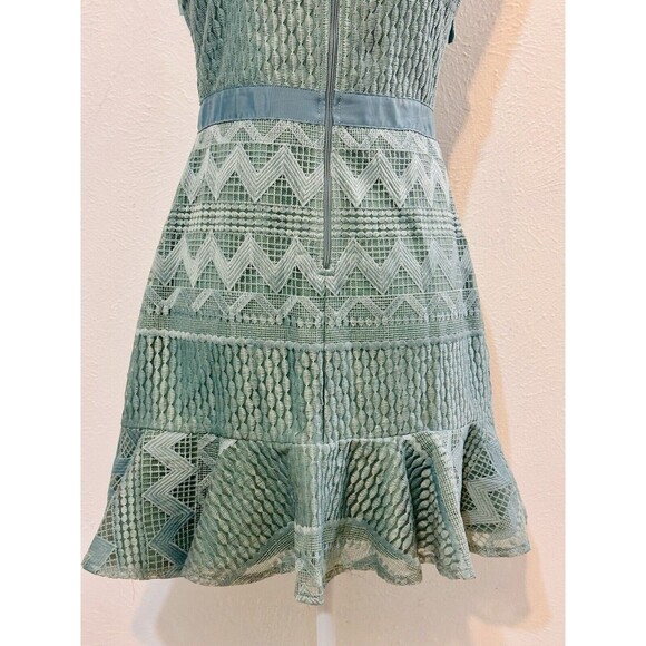 Two Sisters The Label Size 8 Shona Sage Dress Ribbon Tie Straps Feminine Frilly - Picture 13 of 16